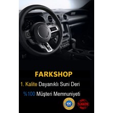 Moontime Alaçatı Proton Savvy Özel Süper Deri Yeni Direksiyon Kılıfı, Dikmeli Kırmızı Spor Dikişli
