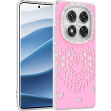 Cepustik Telefon Aksesuarları Redmi Note 14 Pro 4g Kılıf Damla Taşlı Rivas Sert Pc Kılıf