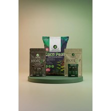 Coco Peat 10 L (1 Adet) + Jeotop Leonardit ve Organik Gübre Yetiştirme Paketi