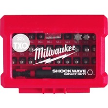 Milwaukee Shockwave Impact Duty Torx Bits Uç Seti 32 Parça (4932471586)