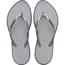 Ozka Concept Havaianas Slim Point Steel Grey Kadın Terlik, Gümüş, 37/38 Eu, NUMERIC_37, NUMERIC_38