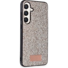 ALK Onegif Samsung Galaxy A55 5g Bright Simli Kapak - Gold