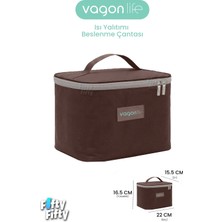 Vagonlife Isı Yalıtımlı Termal Yemek Beslenme Çantası Mama Taşıma Termos Çanta Sıcak ve Soğuk Cepli -FFVGNB1062