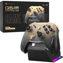 Machenike G5 Pro V2 Premium Kablosuz Oyun Kolu Optik Analog Çubuk ve Arka Düğme 1000Hz