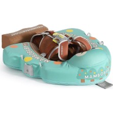 Mambobaby Yüzme Simidi - Holiday Tree, Emniyetli, Gölgelikli ve Ayak Destekli