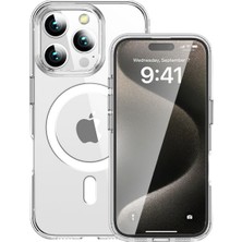 Wonew Crystal Clear iPhone 16 Plus Magsafe Şeffaf Kılıf
