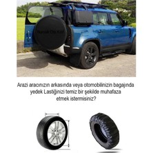 Moontime Alaçatı Fıat Bravo Uyumlu Oto,araç Stepne Kılıfı 17-18 Inç