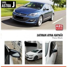 Moontime Alaçatı Opel Astra J 2009-2020 Batman Yarasa Ayna Kapağı Pıano Black