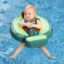 Mambobaby Yüzme Simidi - Avokado, Emniyetli, Gölgelikli ve Ayak Destekli