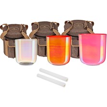 Meinl Sonic Energy 3-Parça Essence Crystal Singing Bowl Set (E4 / C4 / G3, 440 Hz)