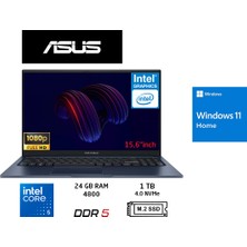 Asus vivobook 15 X1504VA Intel Core 5 120U 24GB Ddr5 1tb SSD Windows 11 Home 15.6" Fhd Duddi