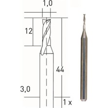 Moontime Alaçatı Tungsten Karbürlü Matkap ve Freze Ucu 1.0 mm