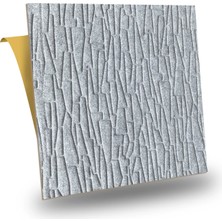 Tink Kendinden Yapışkanlı Keçe Kare Halı Geometrik Desen Gri 48X48 cm 44 Adet (10 M²)