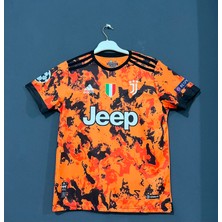 Candy Cup Juventus 2020-2021 Sezonu Isimsiz Yetişkin Deplasman Forması (Turuncu)