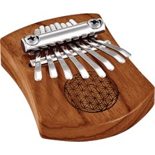 Meinl Sonic Energy KL802FOL Mini Solid Flower Of Life C Major 8 Note Kalimba (Red Zebrawood)