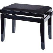 Discacciati Black Velvet Piyano Taburesi (Parlak Siyah)