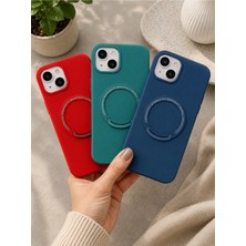 Iphone 11 Pro 3 Lü Set iPhone Uyumlu Magsafe Standlı Silikon Kılıf – Manyetik Yüzüklü Mat Koruyucu Kılıf