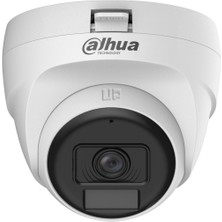 Ozkr Store Dahua HAC-T1A21P-U-IL-A-0280B, 2mpix, 2.8mm Lens, 25 mt Gece Görüşü, Smart Dual Light, Dahili Mikrofon, Dome Kamera