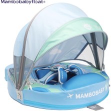 Mambobaby Yüzme Simidi - Planet, Emniyetli, Gölgelikli ve Ayak Destekli