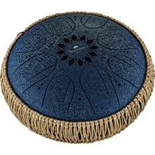 Meinl Sonic Energy 10" Medium Octave Steel Tongue Drum (C Minor, 8 Notes, 432 Hz, Navy Blue)