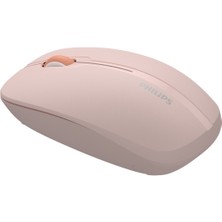 Ozkr Store Phılıps SPK7418P, Pembe, USB Nano 2,4gh ve Bluetooth Kablosuz, 1600DPI, Optic, 3 Tuşlu, Sessiz Click, Mouse