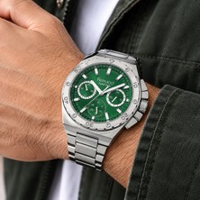 Ferrucci Spor Şık Model Fonksiyonlu Çelik Kordon Kasa Erkek Kol Saati