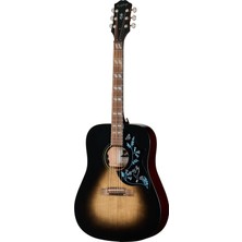 Epiphone Eric Church Hummingbird Elektro Akustik Gitar (Dark Cobra Burst)