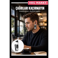 HBG Markt Kablosuz Kulaklık Titreşimli Uyarı ve 25 Saat Kullanım
