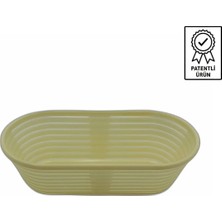 Moontime Alaçatı Oval Ekmek Hamur Mayalama Sepeti 15X32,5 H9 cm