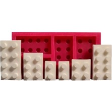 Moontime Alaçatı Silikon Şeker Hamuru Kalıbı LEGO