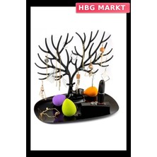 HBG Markt Mey Ithalat® Siyah Geyik Tasarımlı Takı Mücevher Standı