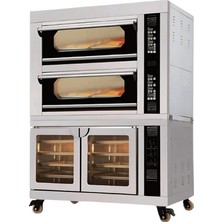 By Kitchen Taş Tabanlı Iki Katlı Fırın, Elektrikli, Mayalama Kabinli