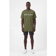 Blow Up Future Gen Natim Yeşil Oversize Erkek T-Shirt 141505