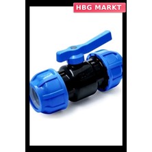 HBG Markt Polipropilen Damla Sulama Boru Bağlantı Parçası (Ø40-50 Mm)