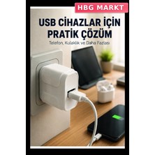 HBG Markt 5V 2.4A Çıkışlı Akıllı Şarj Adaptörü