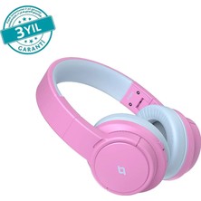 2KM171BP Ttec Soundbuddy 3 Kulaküstü Kablosuz Bluetooth Çocuk Kulaklığı Balerin Pembesi