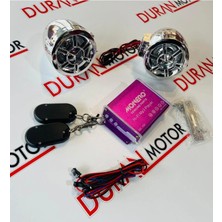 Moontime Alaçatı Monero-Motosiklet Mp3 Player + Alarm Bluetooth Özellikli Nikel A Kalite