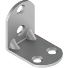 Moontime Alaçatı Metal Oval L Gönye 23X30X30 Çinko ( 4 Adet )