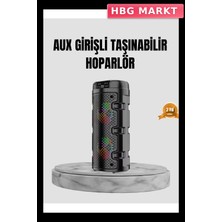 HBG Markt Mey Ithalat® Taşınabilir Bluetooth Hoparlör Çift Sürücü Güçlü Bas Hd Ses Çoklu Bağlantı