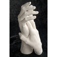 Moontime Alaçatı El Ele 3D Heykel Kalıbı Alma Seti (Boyasız)