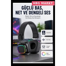 HBG Markt Gelişmiş Ses Sürücülü Kulaklık Net Tiz ve Güçlü Bas