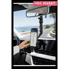 HBG Markt Ayarlanabilir Dikiz Aynası Telefon Tutucu