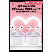 HBG Markt Mey Ithalat® Sevgiliye Hediye Çift Kulaklığı Yeni Nesil Pro Kulaklık Sevgililer Gününe Özel Kampanya