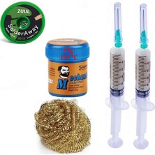 Smnr Mechanic Krem Macun Lehim Solder Paste 42 gr 138C Flux, 2uul 2015 Lehim Emme Temizleme Teli 2,0 mm Lehim ST18