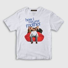 Presmono Unisex Çocuk Beyaz All How I Met Your Mother T-Shirt