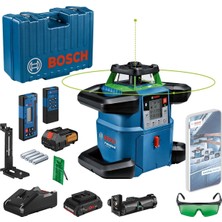 Bosch Professional Grl 650 Chvg Rotasyon Lazeri Set (Yeşil Lazer, Dış Mekan Tesviye, 1X18V 4,0 Ah