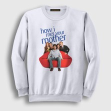 Presmono Unisex Beyaz All How I Met Your Mother Sweatshirt