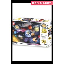 HBG Markt Eğitici Solar Sistem Puzzle 100 Parça Uzay Temalı