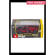HBG Markt Mey Ithalat® 1021102 Burago Lamborghini Countach Lpı 800-4 1:24 -