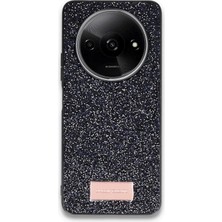 ALK Mey Ithalat®   Redmi A3 4g Bright Simli Kapak - Siyah